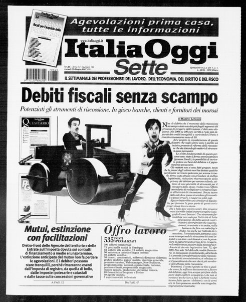 Italia oggi : quotidiano di economia finanza e politica